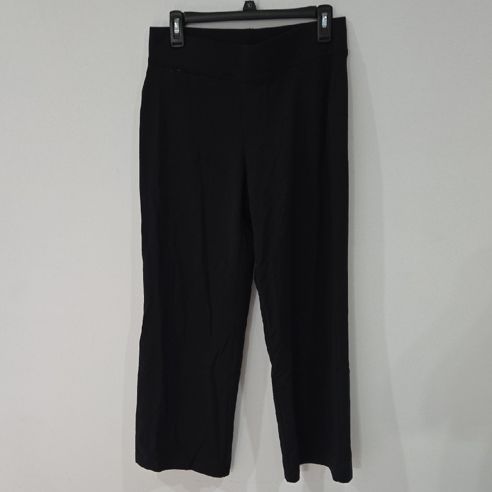Lands' End Sz SP Women's Black StarFish Wide Leg Pants - Picture 4 of 7